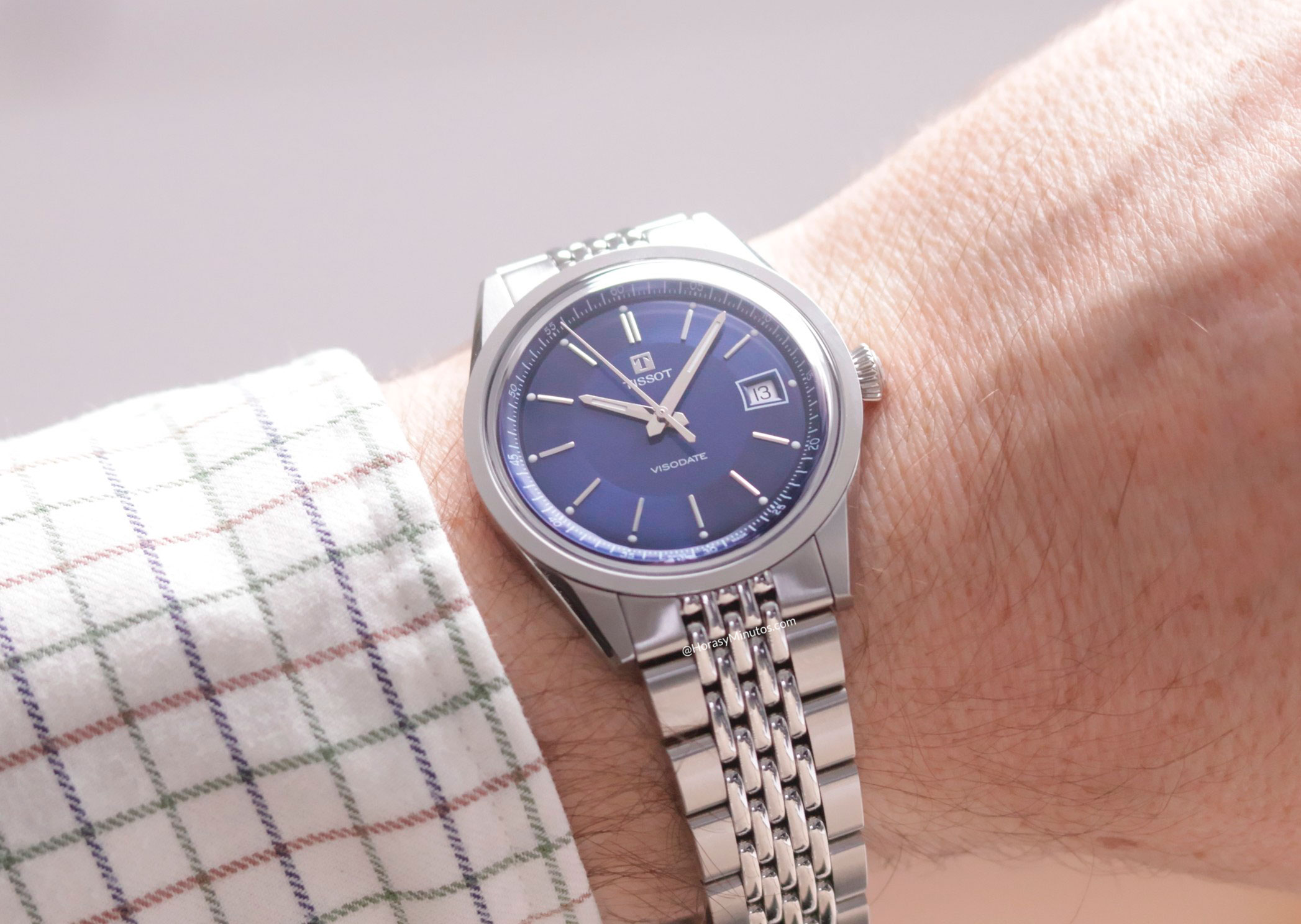 Tissot Visodate 2026 con esfera azul