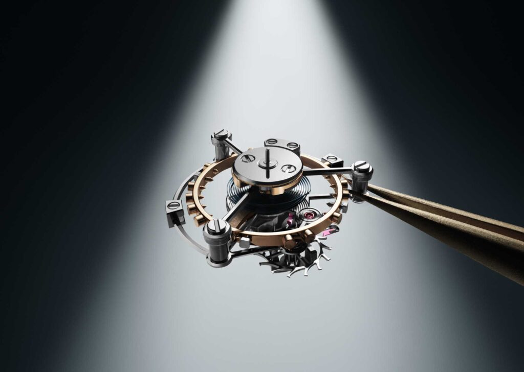 Tourbillon del calibre Bregut 187B