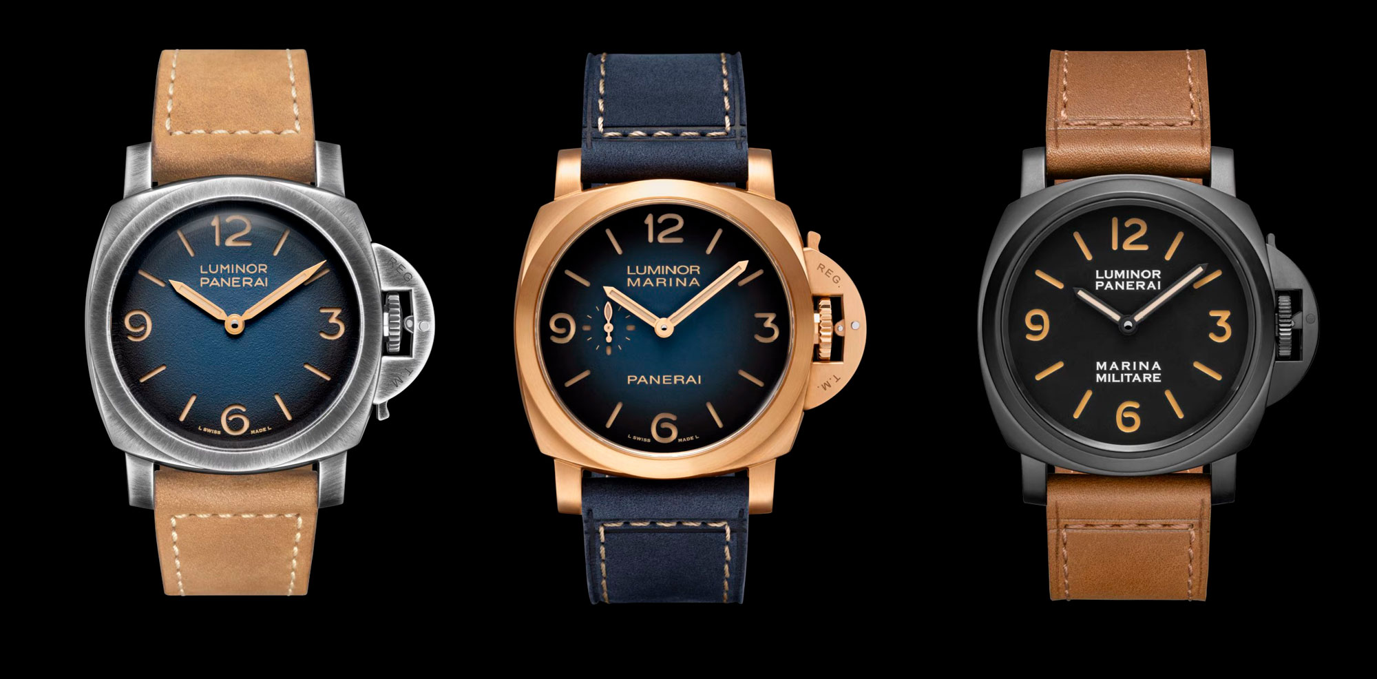 Tres Panerai Luminor Marina
