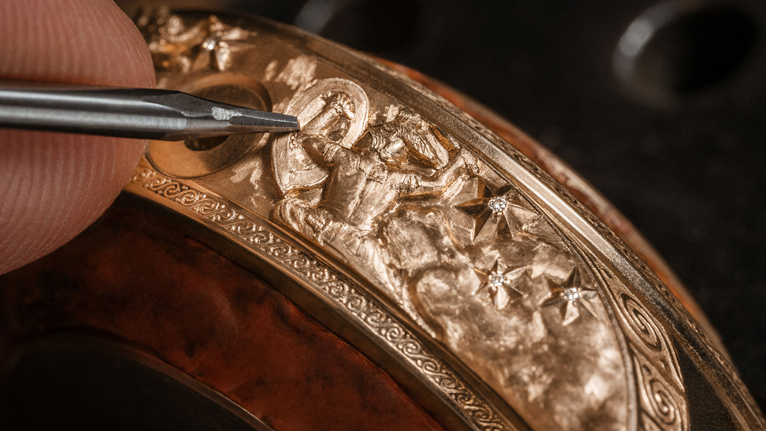 Caja del Vacheron Constantin Les Cabinotiers Armillary Tourbillon "Myth of the Pleiades"