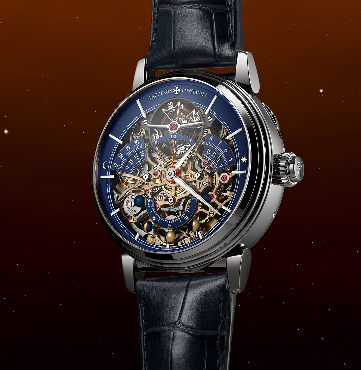 Reverso del Vacheron Constantin Les Cabinotiers Cosmica Duo Grand Complication