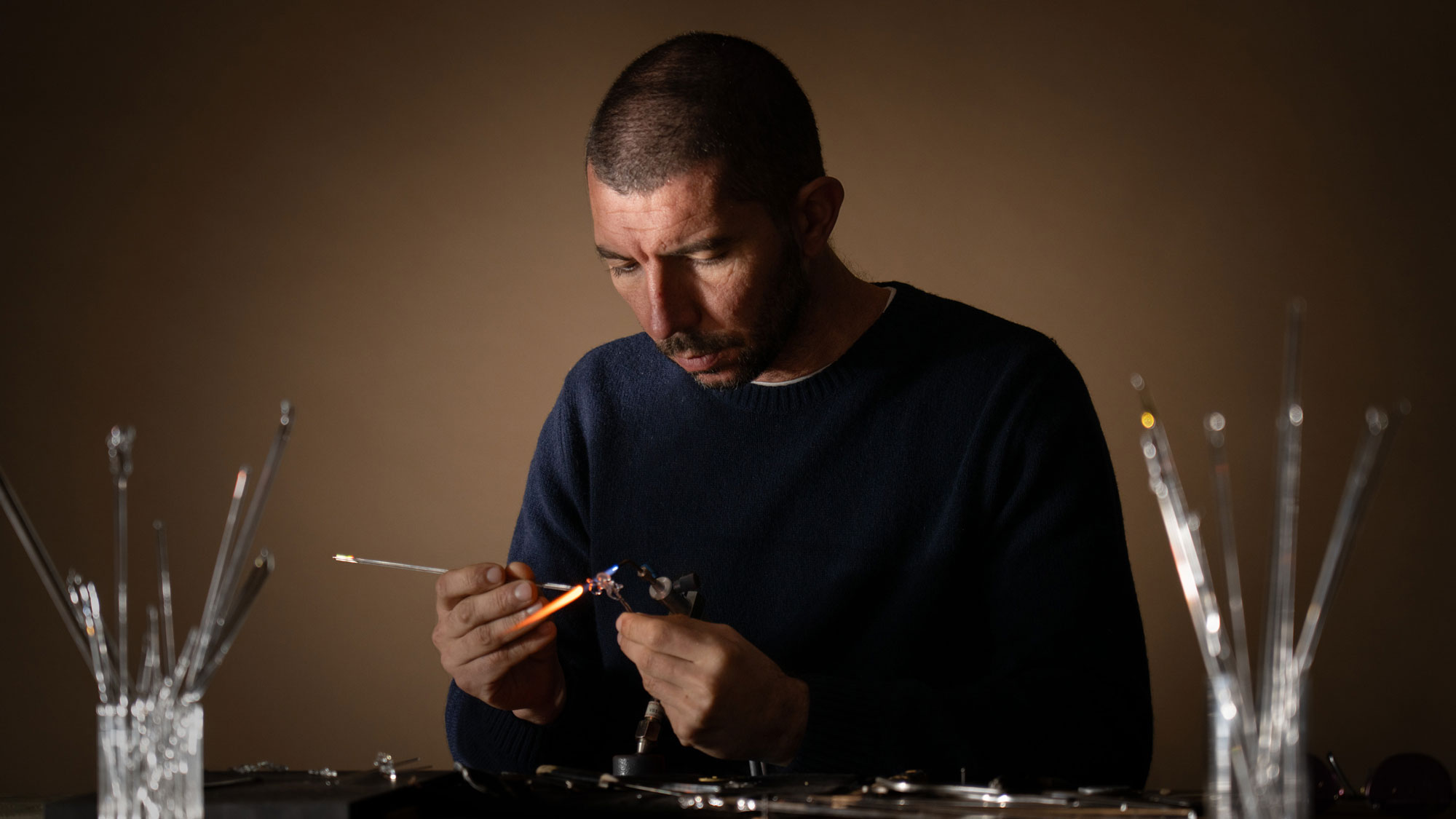 Simone Crestani, creador del Vacheron Constantin Métiers d’Art Tribute to the Animal Kingdom Glasstopus