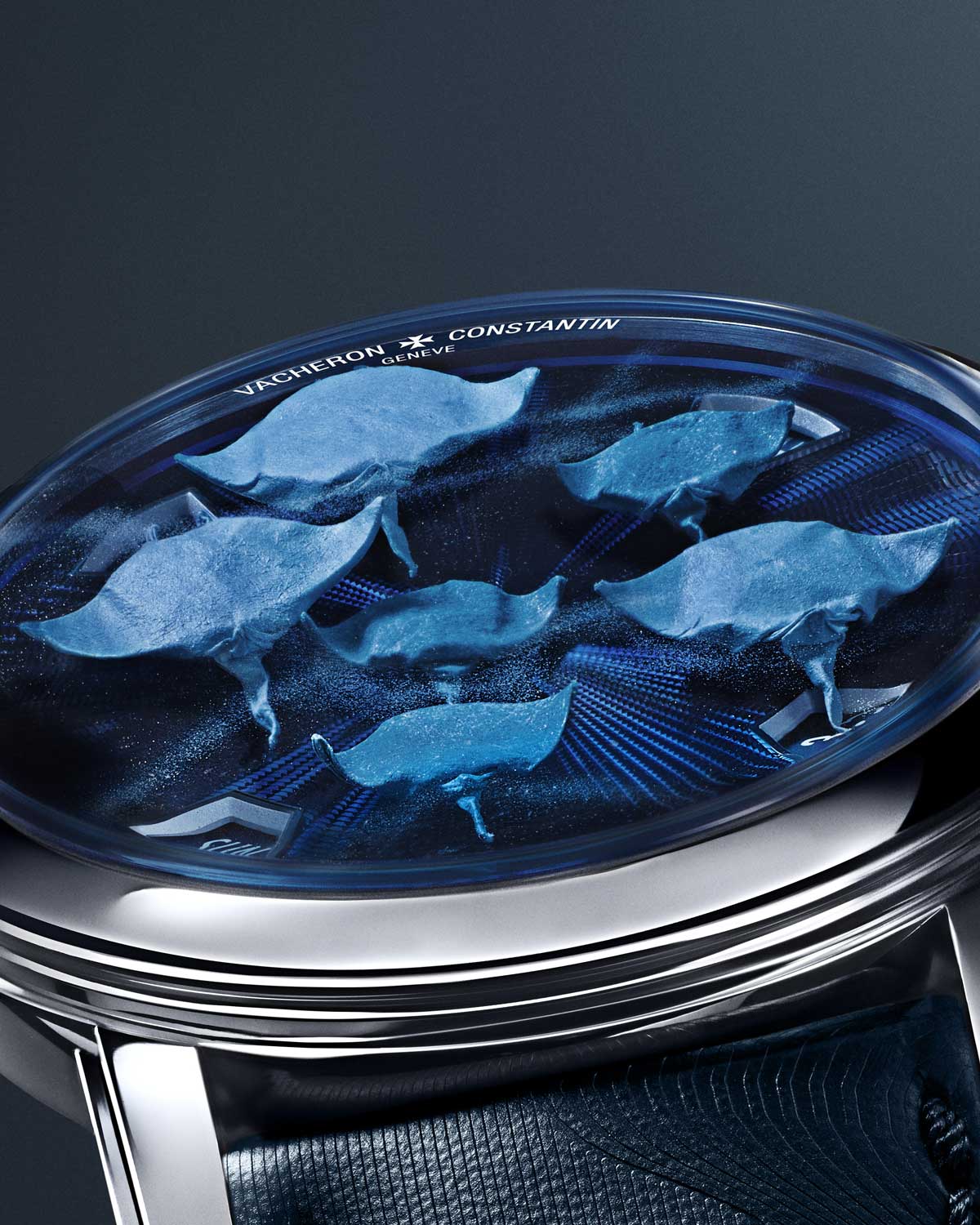 Esfera del Vacheron Constantin Métiers d’Art Tribute to the Animal Kingdom Oraygami