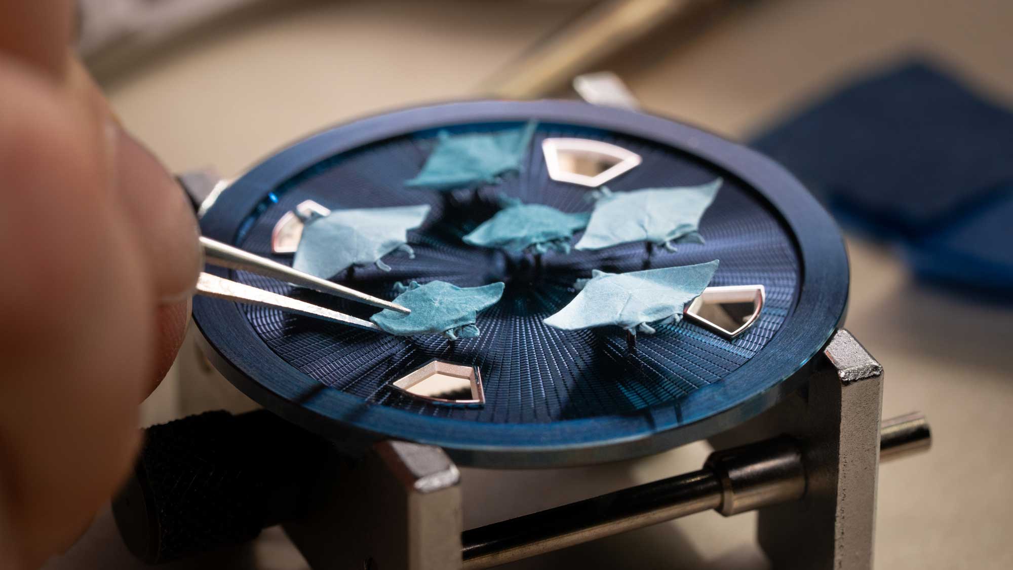 Detalle del Vacheron Constantin Métiers d’Art Tribute to the Animal Kingdom Oraygami