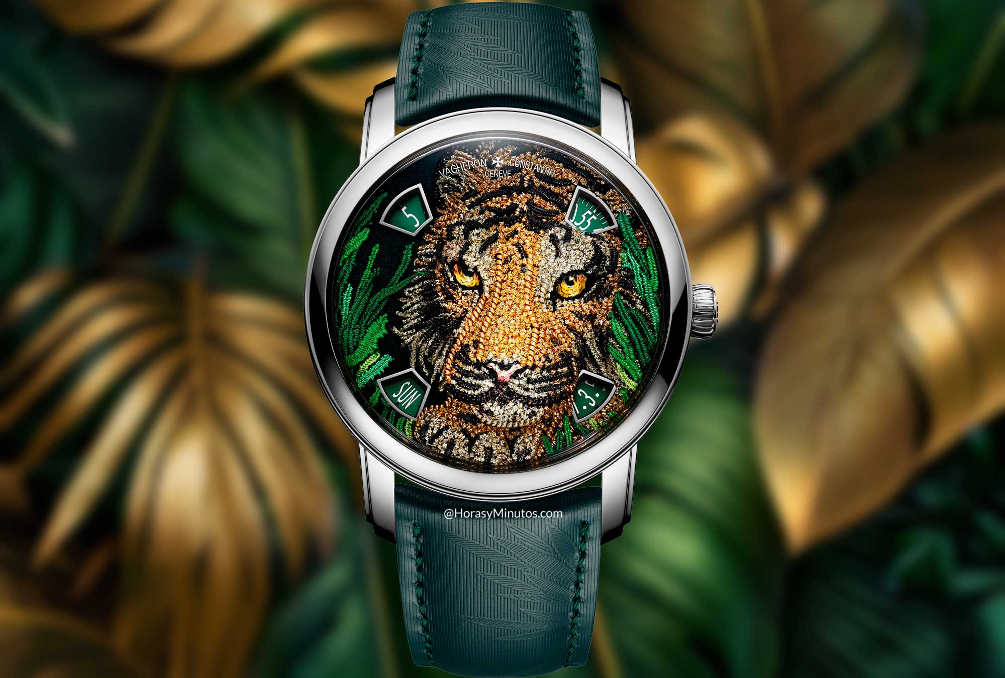 Vacheron Constantin Métiers d’Art Tribute to the Animal Kingdom Tigerbroidery