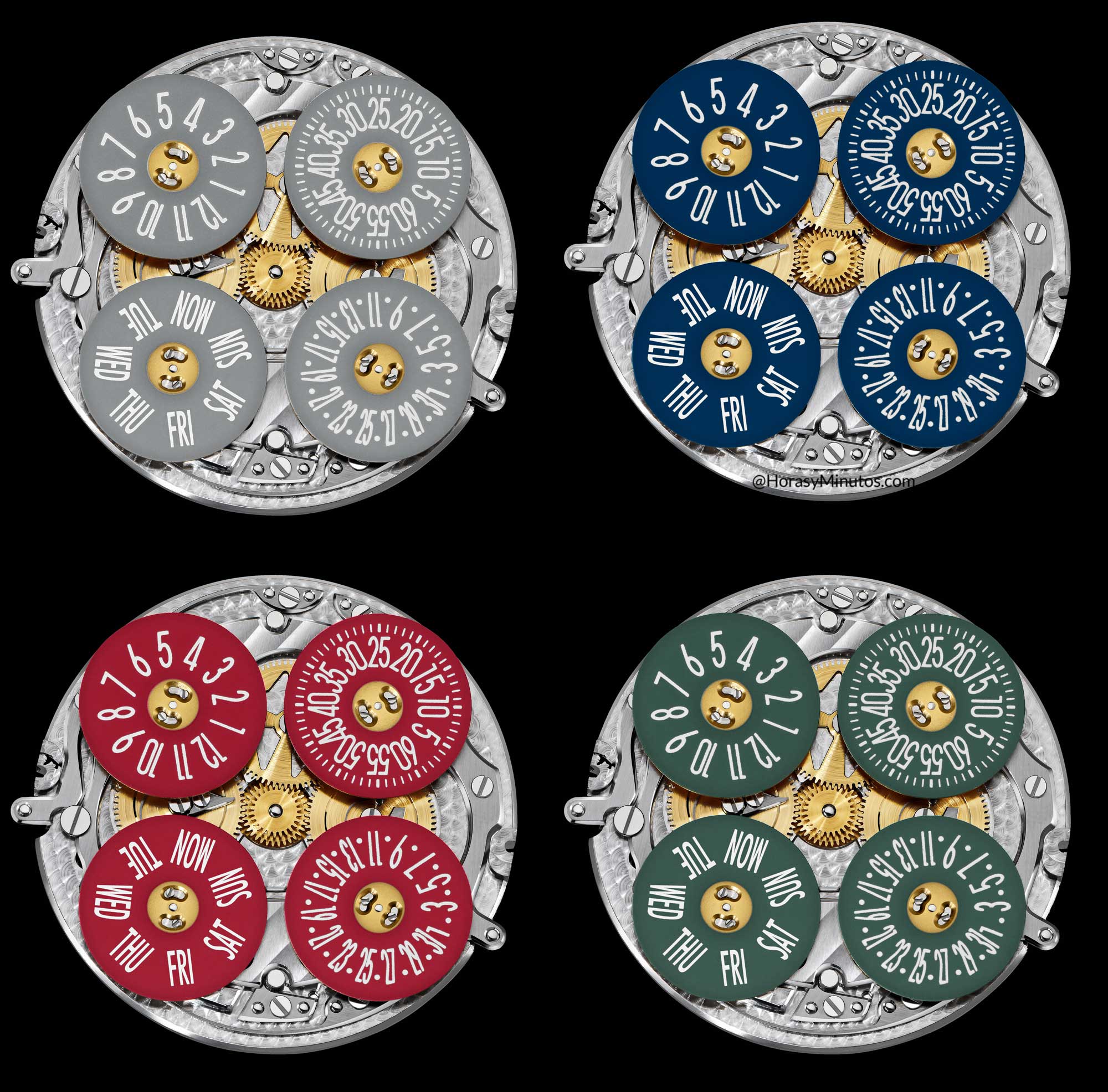 Frontal del calibre 2460 G4 de los Vacheron Constantin Métiers d’Art Tribute to the Animal Kingdom
