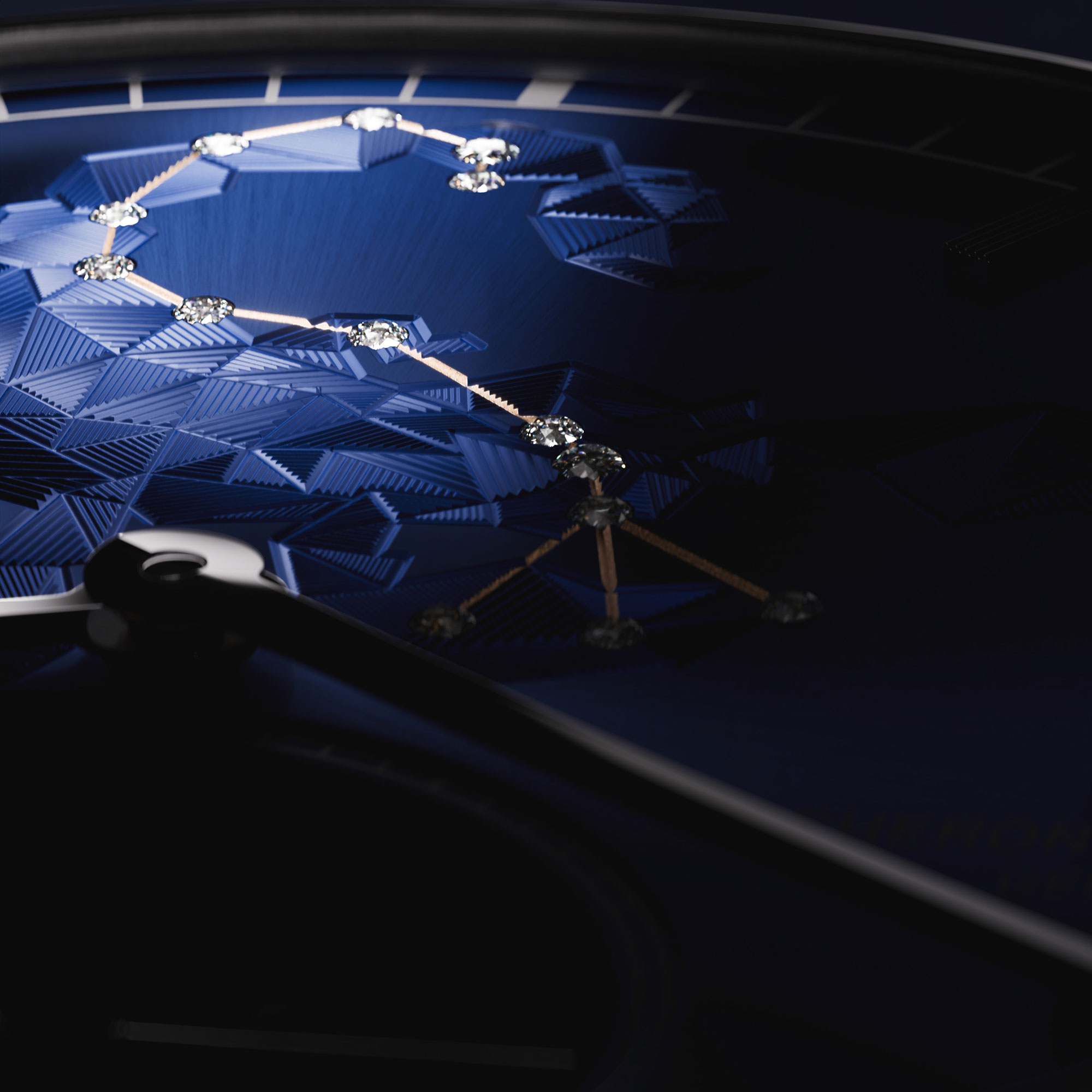 Detalle de la esfera del Vacheron Constantin Métiers d'Art Tribute to The Celestial