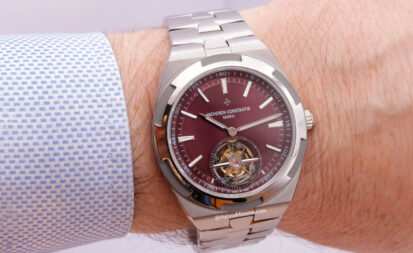 Así queda el Vacheron Onstantin Overseas Tourbillon Deep Red