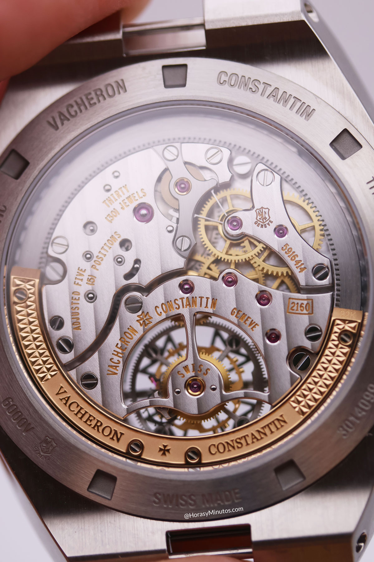 Vacheron Onstantin Overseas Tourbillon Deep Red. Calibre 2160