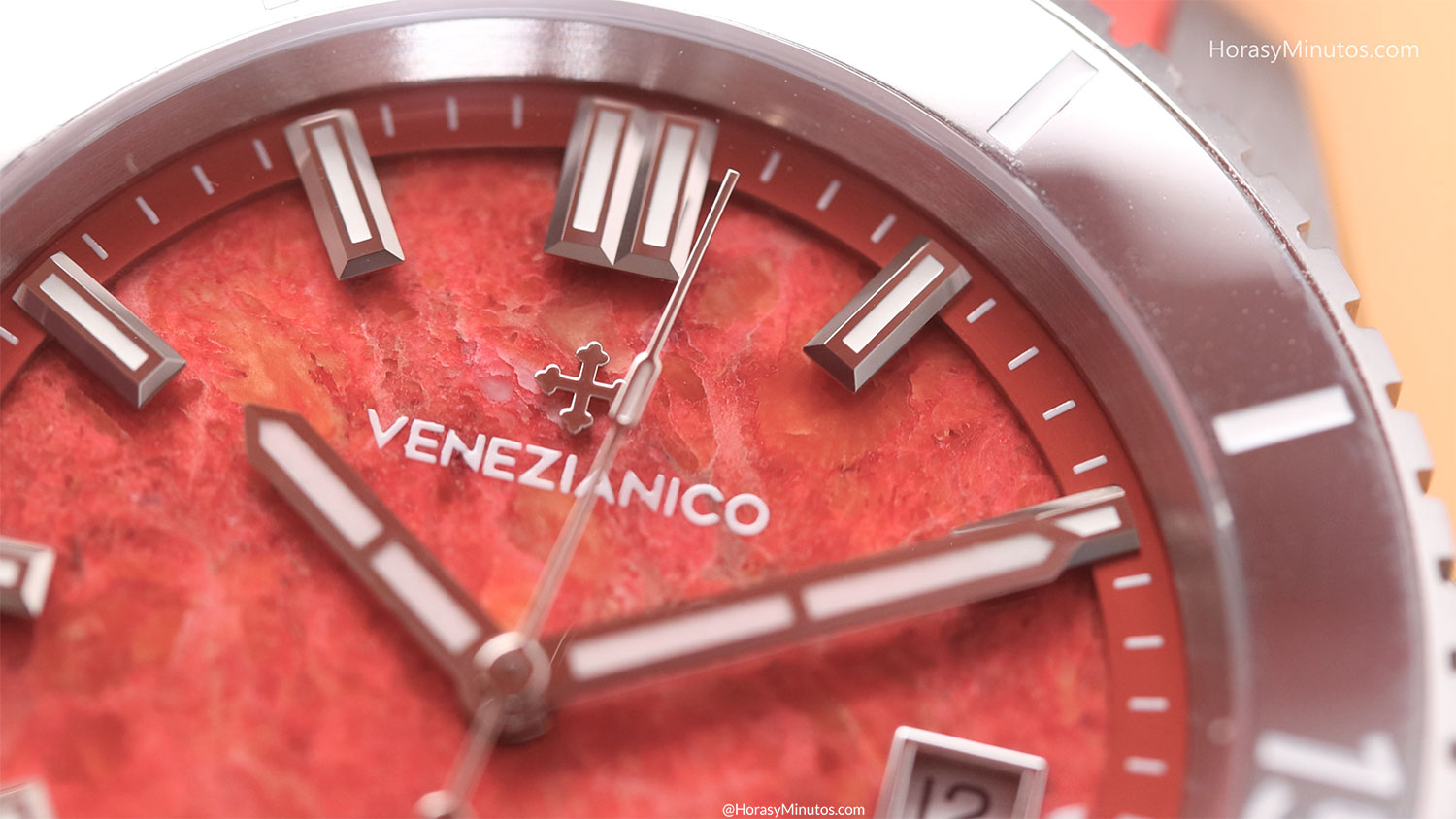 Detalle de la esfera del Venezianico Arsenale Platino