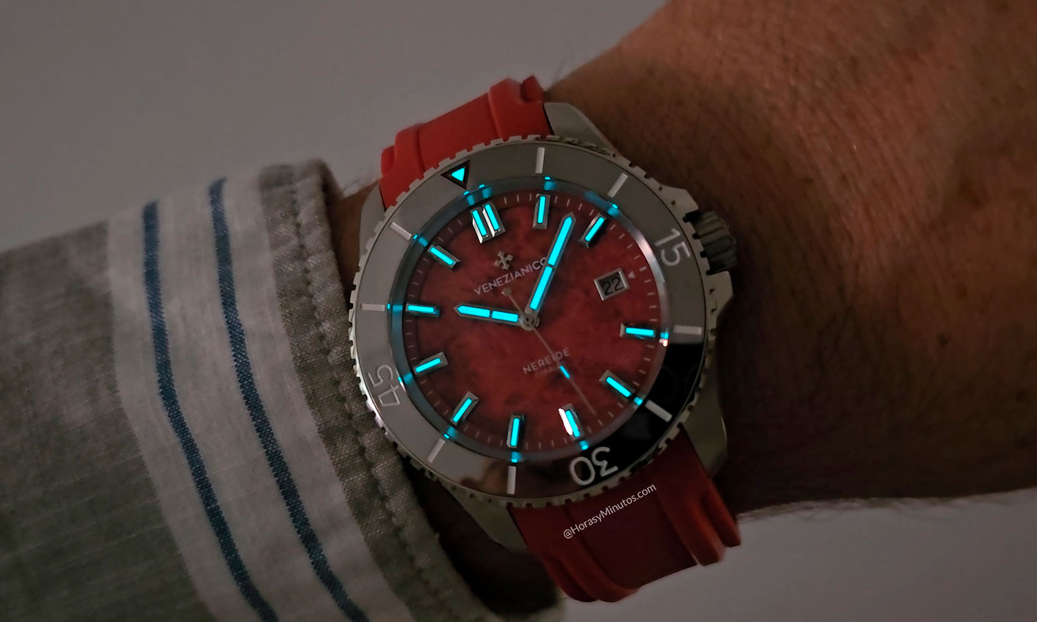 Tratamiento con Super-LumiNova del Venezianico Nereide Corello