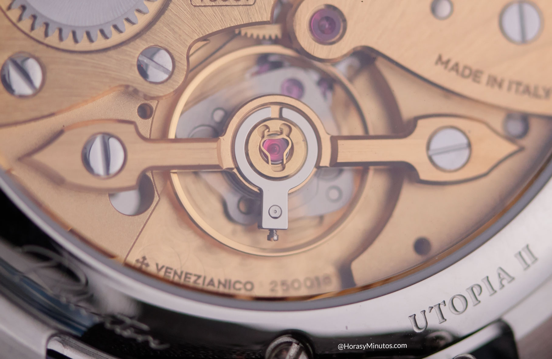 Puente del volante y volante del calibre 5001 del Venezianico Redentore Utopia II